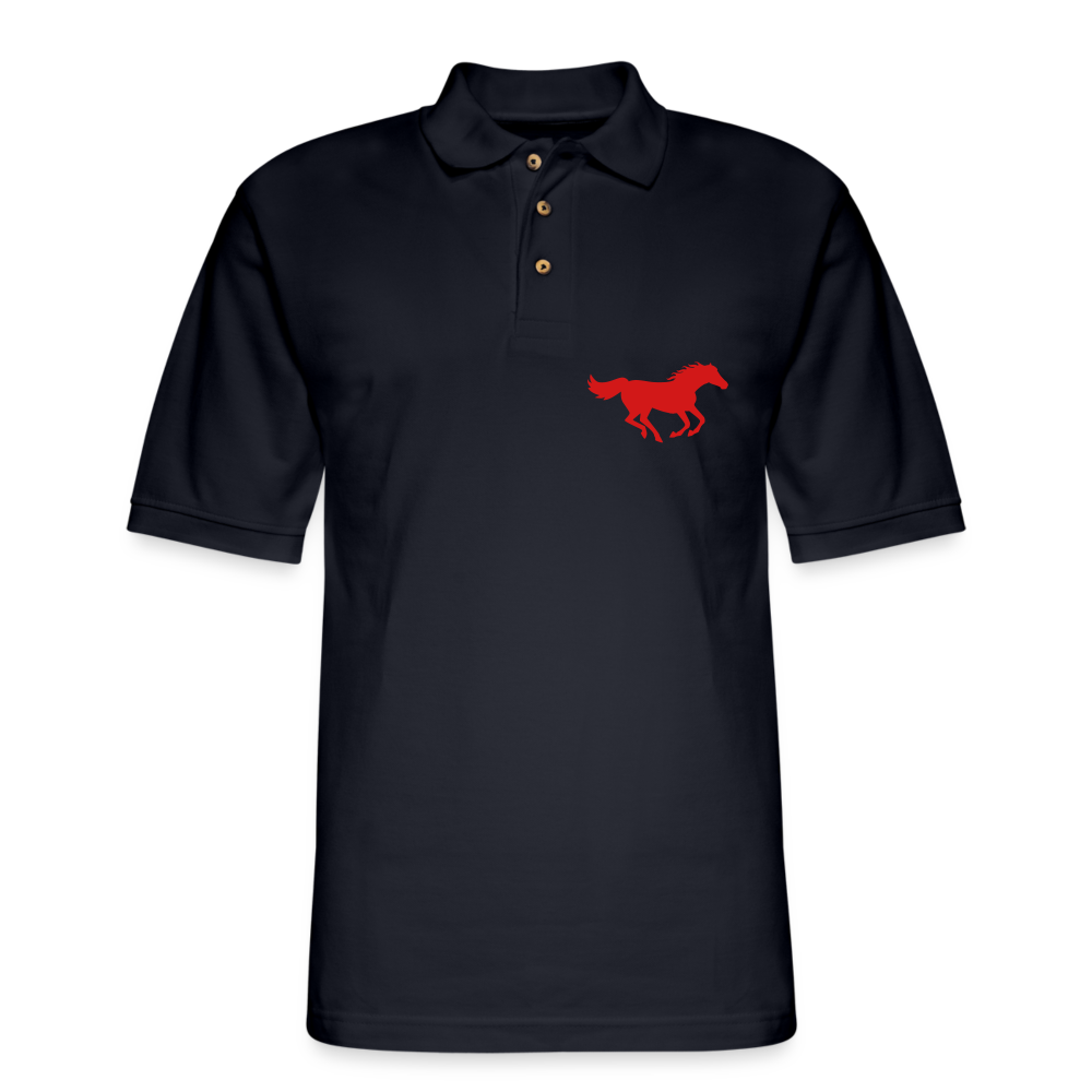 Men's Pique Polo Shirt - midnight navy