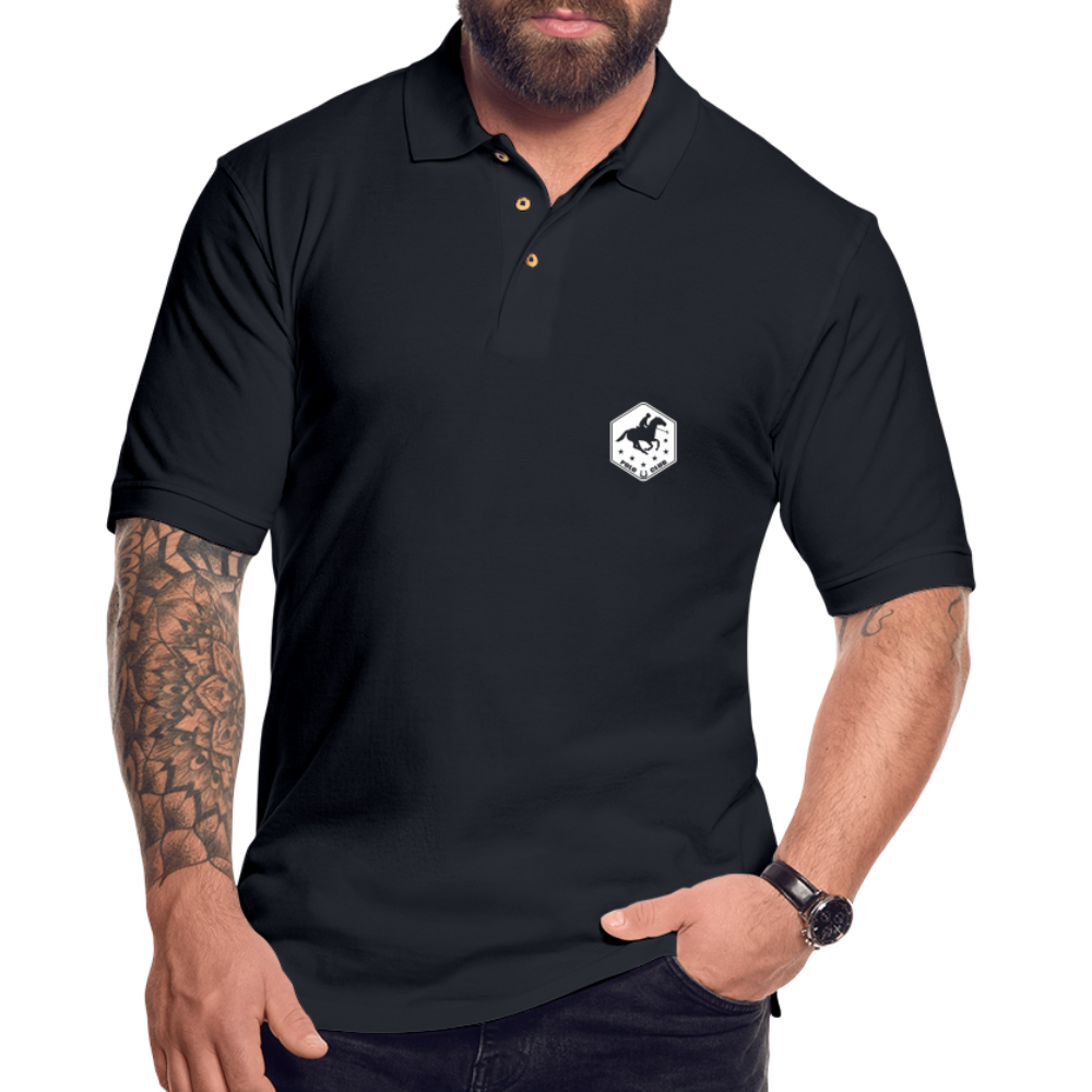 Men's Pique Polo Shirt - midnight navy