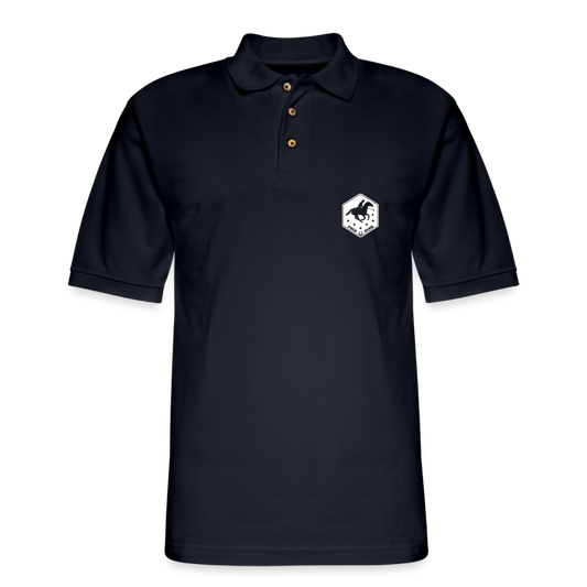 Men's Pique Polo Shirt - midnight navy